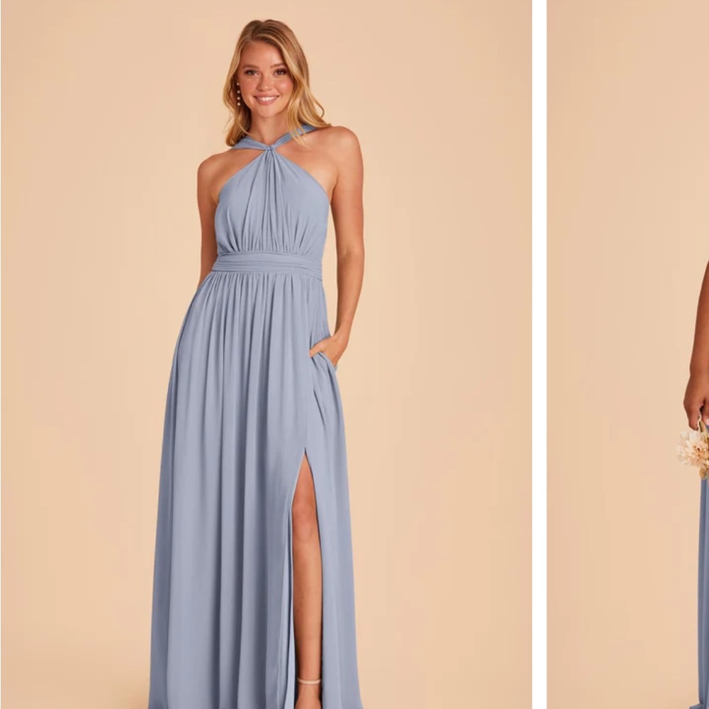 Dusty Blue Halter with tags